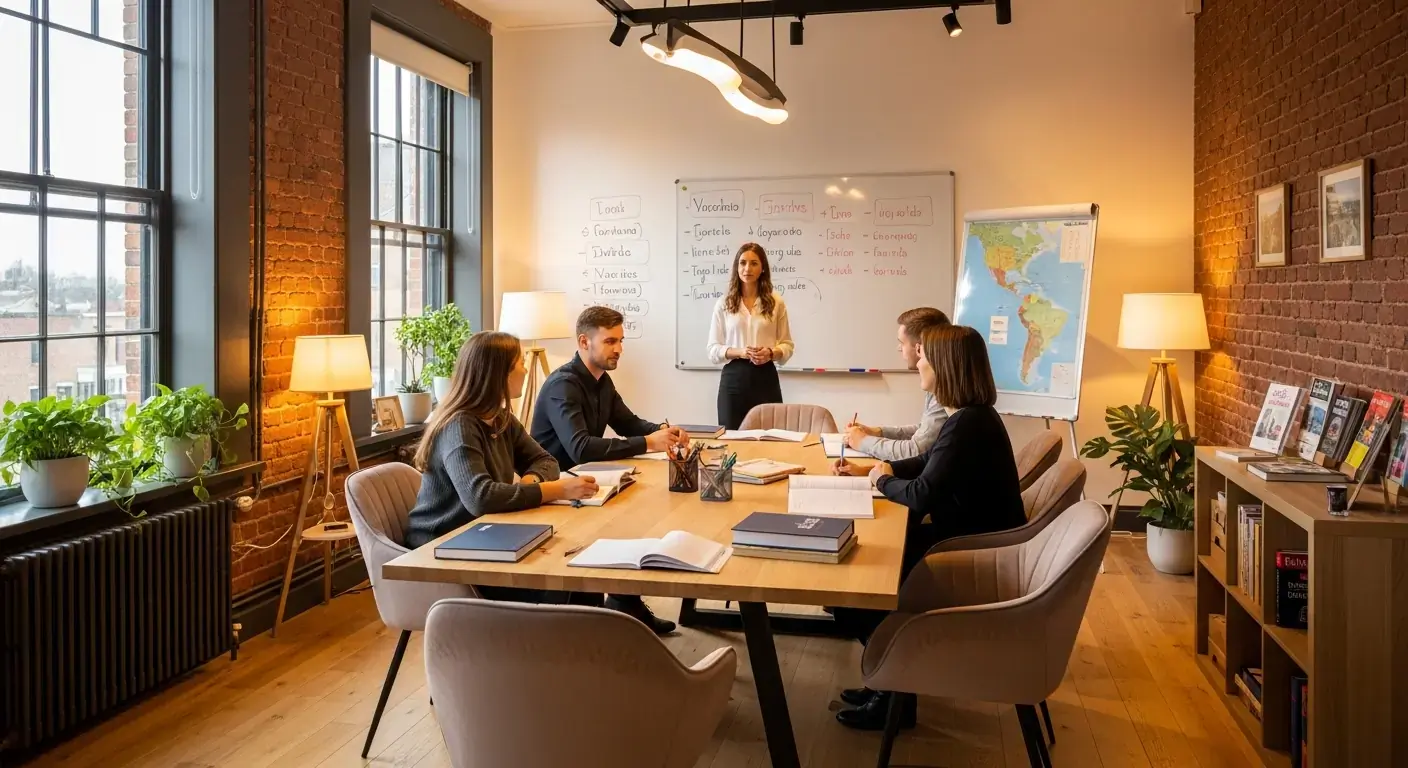 Мини-группа на курсе испанского языка в Алматы